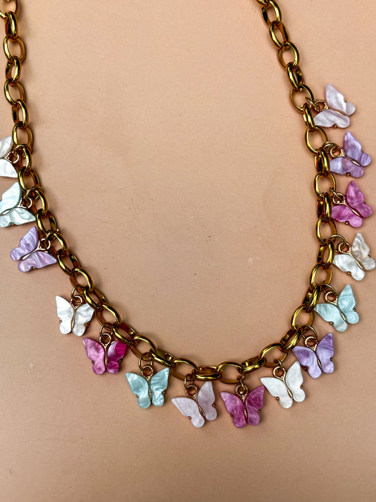 Butterfly Magic Charm Necklace